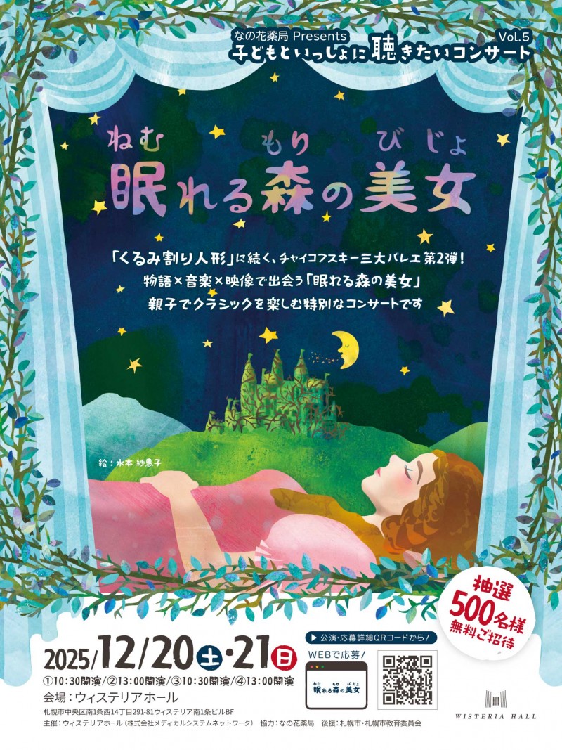 なの花薬局Presents 子どもと一緒に聴きたいコンサートVol.5「眠れる森の美女」イメージ画像