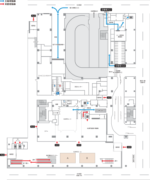 スカーツモール 1階平面図のイメージ