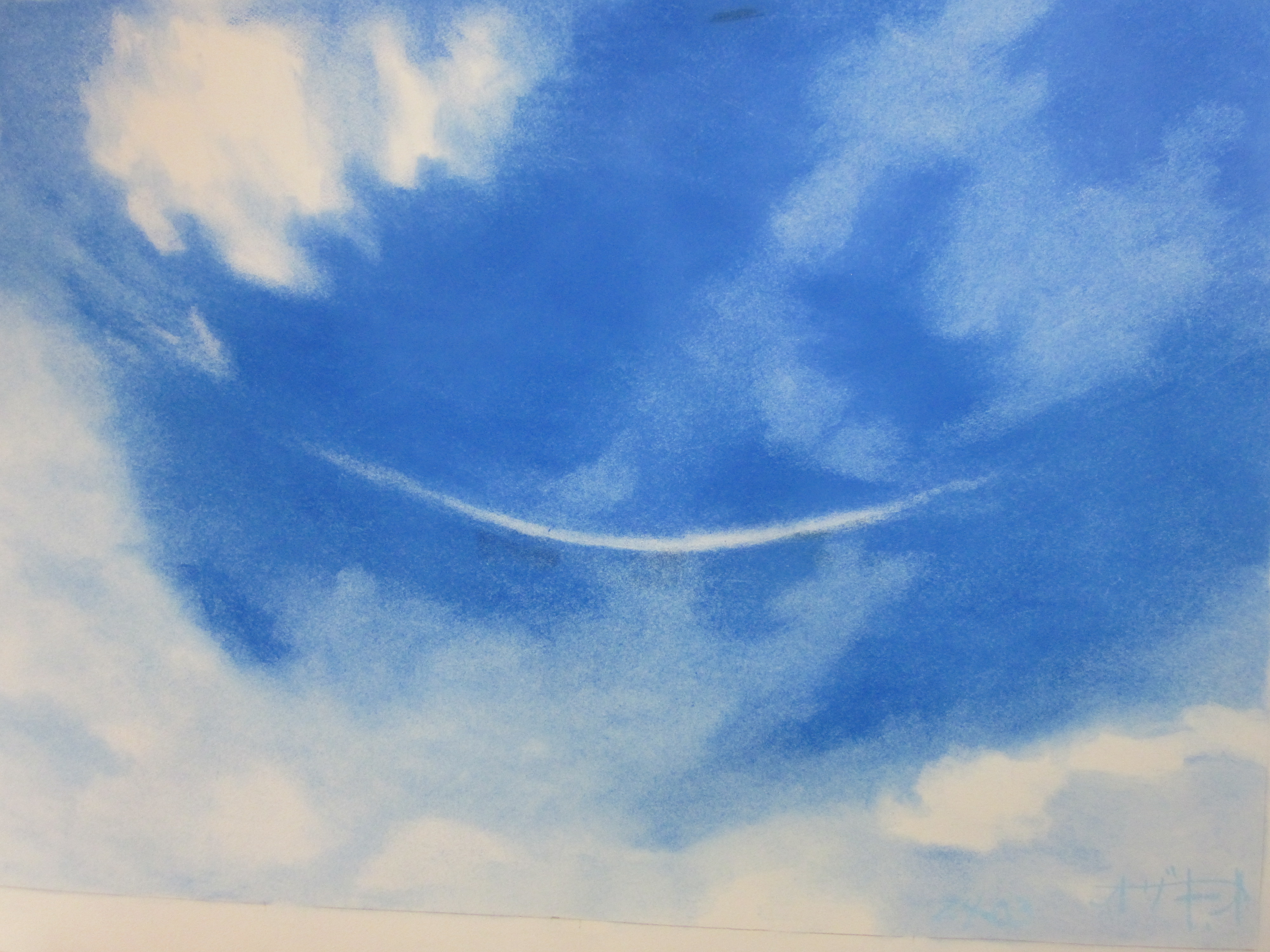 オザキ オサム「時・空」パステル画展 ─雲との一会─イメージ