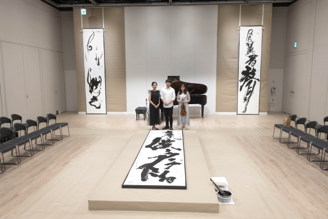 SCARTS企画公募2025 石垣絢子個展シリーズ「言葉と音楽」Vol.Ⅷ BOLERO 〜書×ヴァイオリン×ピアノ〜イメージ1枚目