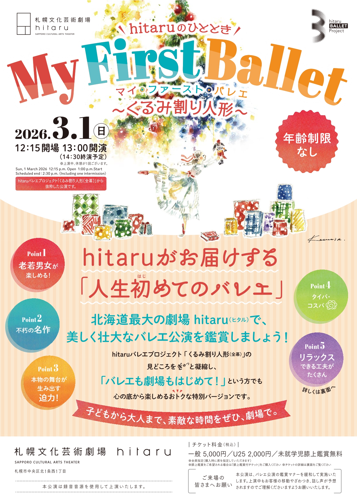 hitaruのひととき My First Ballet ~くるみ割り人形~イメージ画像