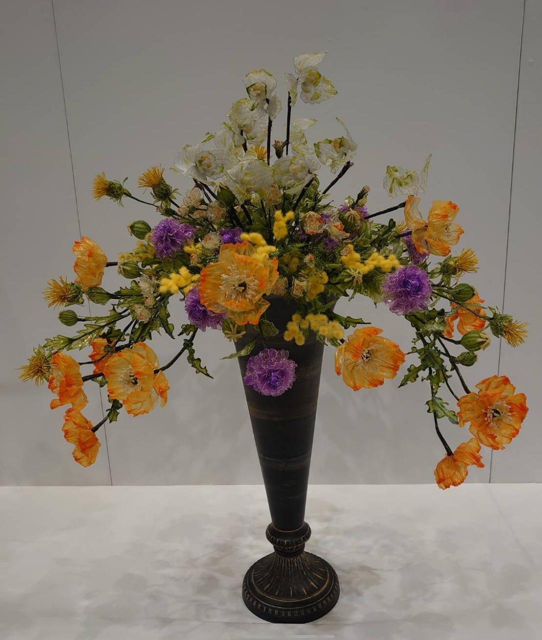 トウペディップアートフラワー作品展示会イメージ