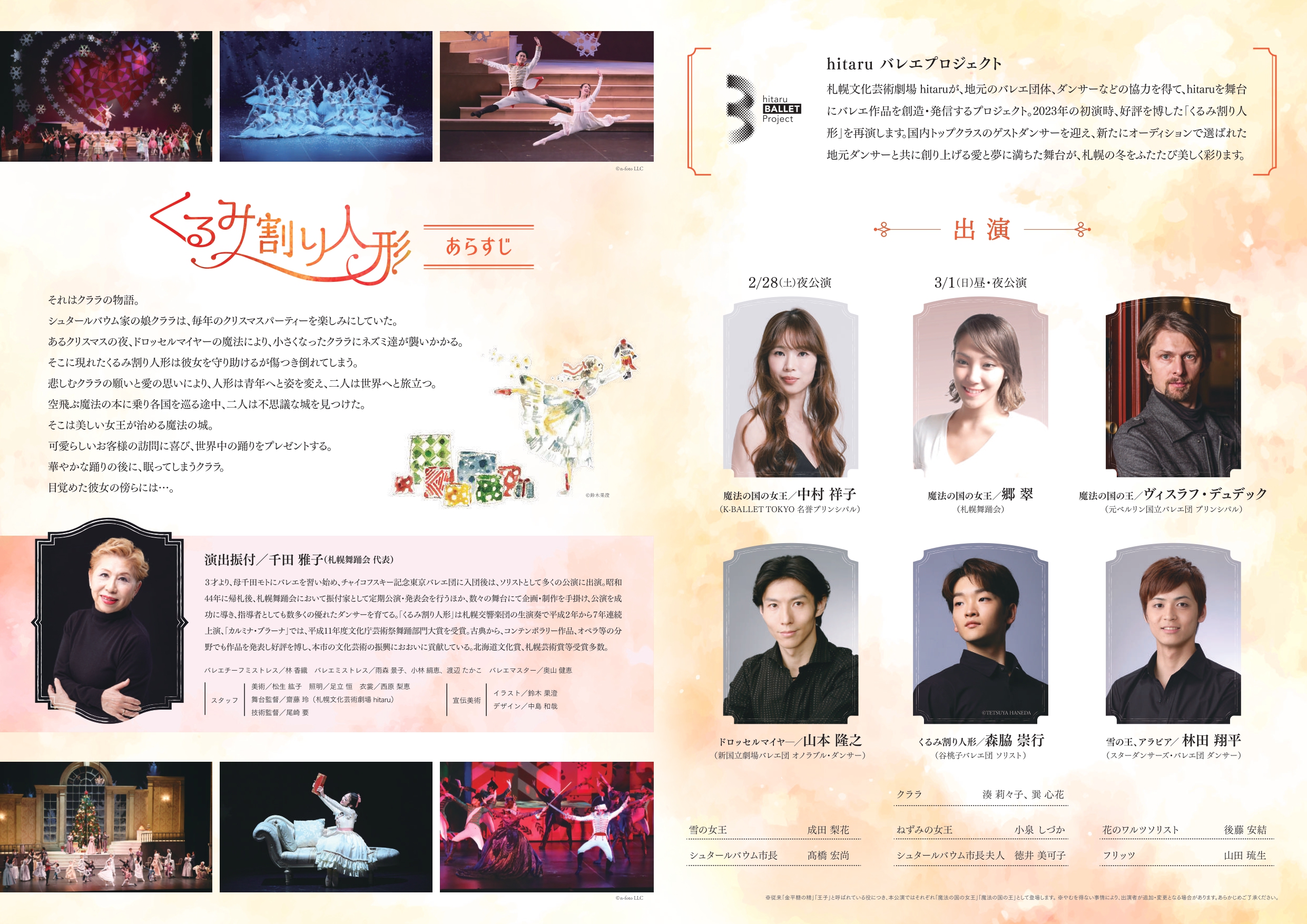 hitaruバレエプロジェクト「くるみ割り人形(全幕)」イメージ2枚目